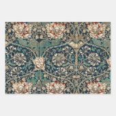 William Morris Pack 3 Wrapping Paper Sheets Geschenkpapier Set (Vorderseite 3)