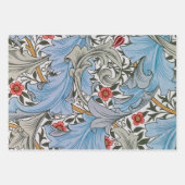 William Morris Pack 4 Wrapping Paper Sheets Geschenkpapier Set (Vorderseite 3)