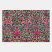 William Morris Pack 4 Wrapping Paper Sheets Geschenkpapier Set (Vorderseite 2)