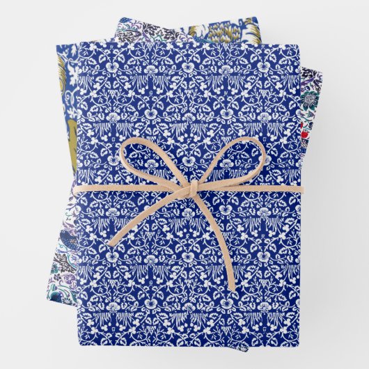 William Morris Pack 5 Packpapier Blätter (Beispiel)