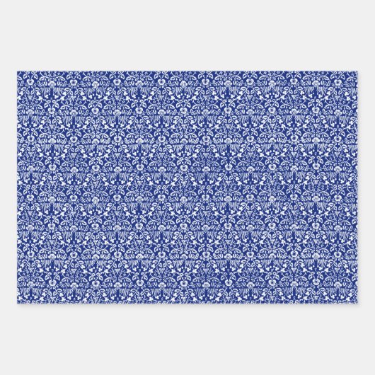 William Morris Pack 5 Packpapier Blätter (Vorderseite)