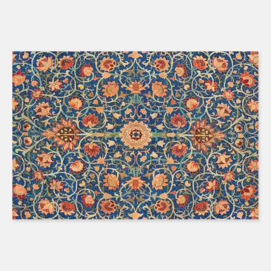 William Morris Pack 6 Packpapier Blätter (Vorderseite 3)