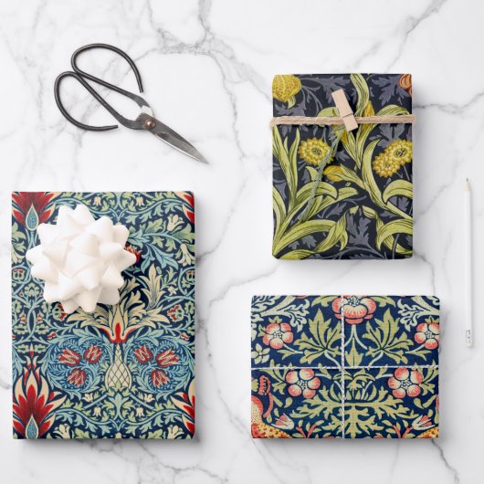 William Morris Pack Geschenkpapier Set (Vorderseite)