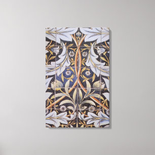 William Morris - PANEL DER KERAMIK TILES, ENTWORFE Leinwanddruck