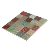 William Morris Patchwork-Quilt-Keramik Fliese (Seite)
