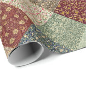 William Morris Patchwork-Quilt-Papierverpackung Geschenkpapier (Rolleneckpunkt)