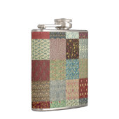 William Morris-Patchwork-Steppdecke Flachmann (Rechts)