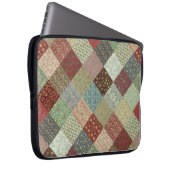 William Morris-Patchwork-Steppdecke Laptopschutzhülle (Vorne Rechts)