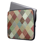 William Morris-Patchwork-Steppdecke Laptopschutzhülle (Vorderseite Links)