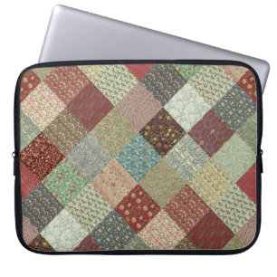 William Morris-Patchwork-Steppdecke Laptopschutzhülle