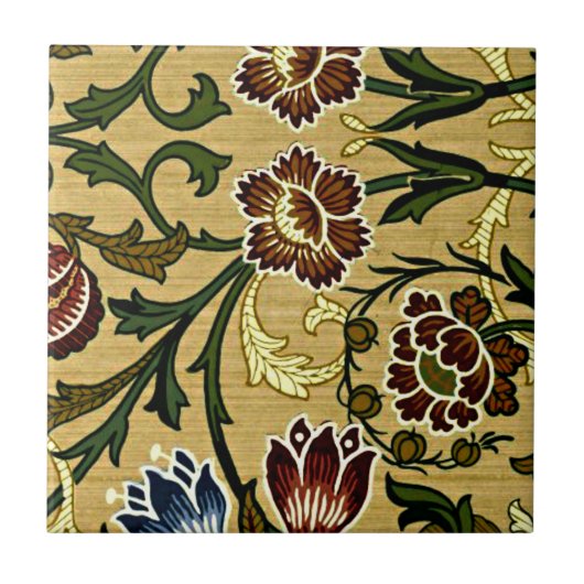 William Morris Pattern, Brocade Fliese (Vorderseite)