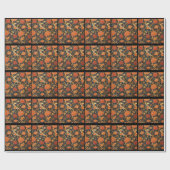 William Morris pattern, Cray Geschenkpapier (Flach)