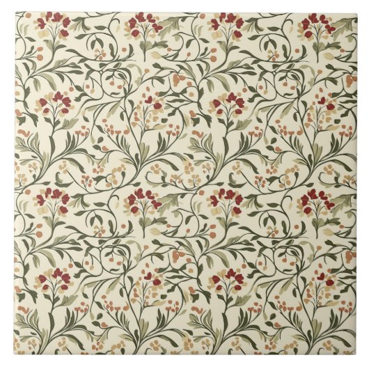 William Morris Pattern Fliese (Vorderseite)