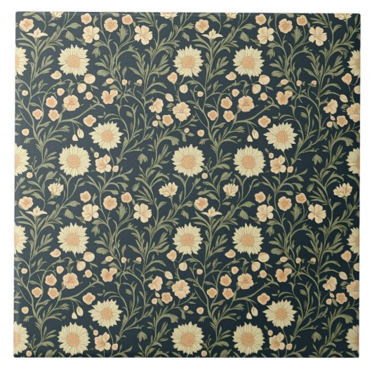 William Morris Pattern Fliese (Vorderseite)