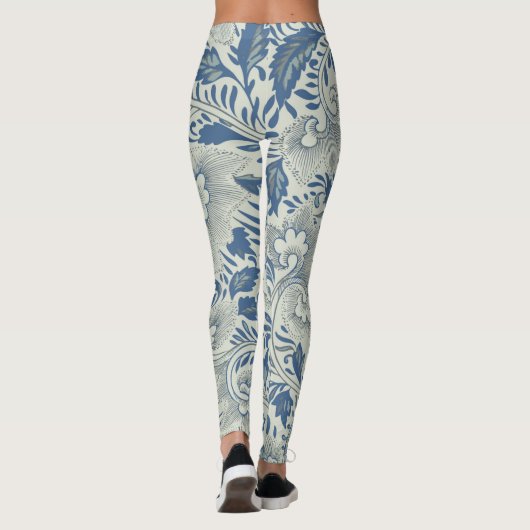 William Morris Pattern Leggings (Rückseite)
