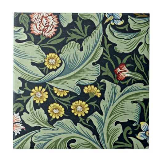 William Morris pattern, Leicester Fliese (Vorderseite)