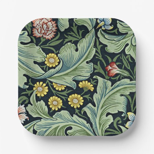 William Morris pattern, Leicester Pappteller (Vorderseite)
