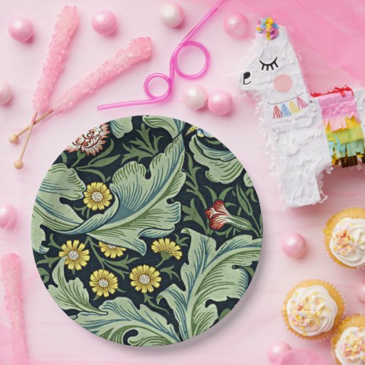 William Morris pattern, Leicester Pappteller (Party)