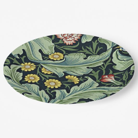 William Morris pattern, Leicester Pappteller (Schrägansicht)