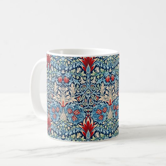 William Morris pattern, Snakeshead, Kaffeetasse (Vorderseite Links)