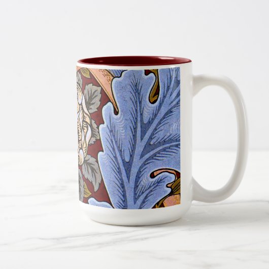 William Morris pattern - St. James Zweifarbige Tasse (Rechts)
