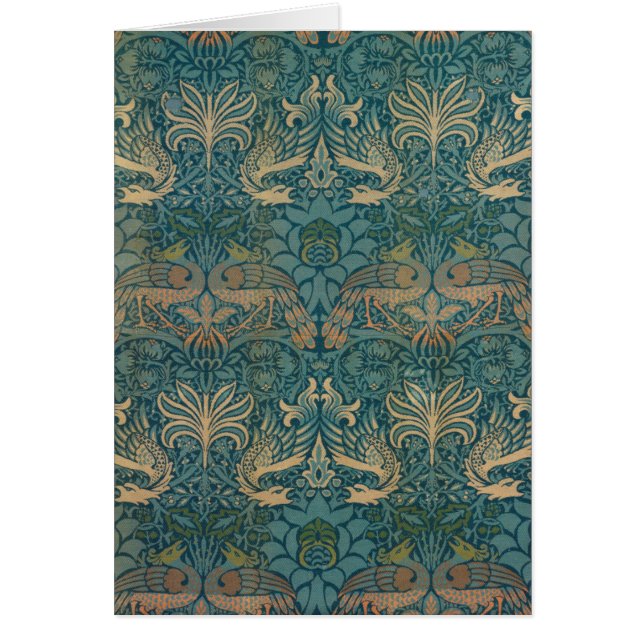 William Morris Peacock and Dragon Textile Design (Vorne)