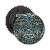 William Morris Peacock and Dragon Woven Design Flaschenöffner (Vorderseite)