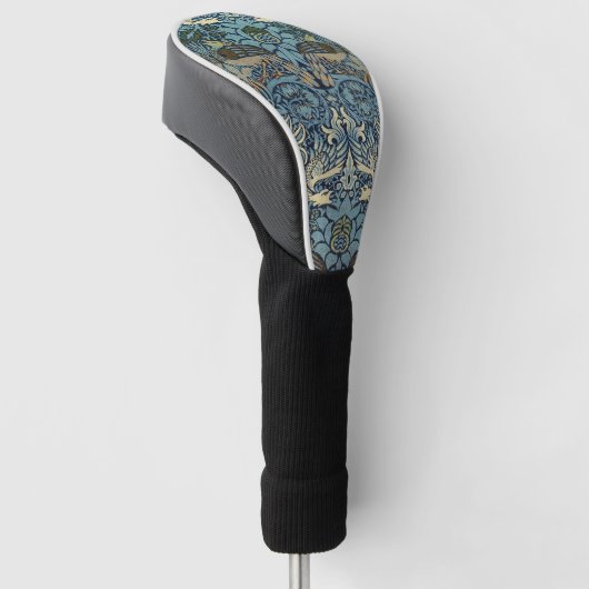 William Morris Peacock and Dragon Woven Design Golf Headcover (angewinkelt)