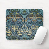 William Morris Peacock and Dragon Woven Design Mousepad (Mit Mouse)