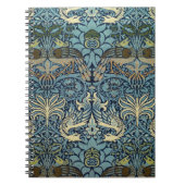 William Morris Peacock and Dragon Woven Design Notizblock (Vorderseite)