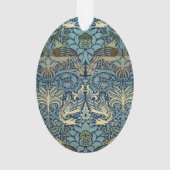 William Morris Peacock and Dragon Woven Design Ornament (Rückseite)