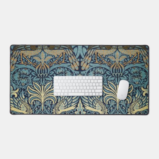 William Morris Peacock and Dragon Woven Design Schreibtischunterlage (Tastatur & Maus)