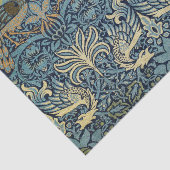 William Morris Peacock and Dragon Woven Design Seidenpapier (Ausschnitt)