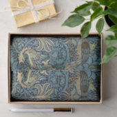 William Morris Peacock and Dragon Woven Design Seidenpapier (Geschenk)