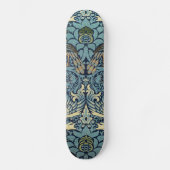 William Morris Peacock and Dragon Woven Design Skateboard (Vorderseite)