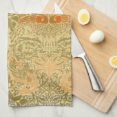 William Morris Peacock & Dragon Arts & Crafts Geschirrtuch (Viertel Falte)