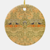 William Morris Peacock & Dragon Arts & Crafts Keramik Ornament (Hinten)