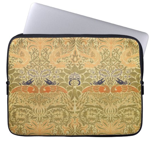 William Morris Peacock & Dragon Arts & Crafts Laptopschutzhülle (Vorderseite)