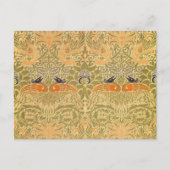 William Morris Peacock & Dragon Arts & Crafts Postkarte (Vorderseite)
