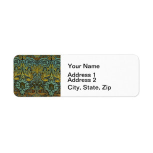 William Morris Peacock Dragon Wallpaper