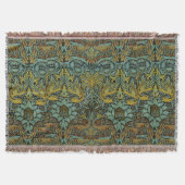 William Morris Peacock Dragon Wallpaper Decke (Vorderseite)