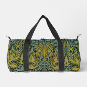 William Morris Peacock Dragon Wallpaper Duffle Bag (Vorderseite)