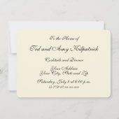 William Morris Peacock Dragon Wallpaper Einladung (Rückseite)