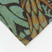 William Morris Peacock Dragon Wallpaper Fleecedecke (Ecke)