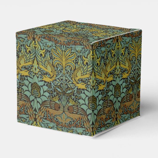 William Morris Peacock Dragon Wallpaper Geschenkschachtel (Rückseite)