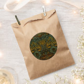 William Morris Peacock Dragon Wallpaper Geschenktütchen (Ausgeschnitten)