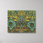 William Morris Peacock Dragon Wallpaper Leinwanddruck (Vorderseite)
