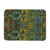 William Morris Peacock Dragon Wallpaper Magnet (Horizontal)