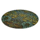 William Morris Peacock Dragon Wallpaper Schneidebrett (Ecke)
