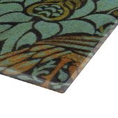 William Morris Peacock Dragon Wallpaper Schneidebrett (Ecke)